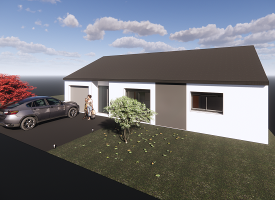 Moineville : Plain pied 115m2
